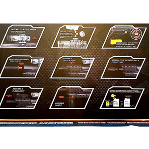 اسباب بازی تفنگ تیر ژله ای شارژی Desert Eagle Tactical مدل d8a -اسباب بازی تفنگ